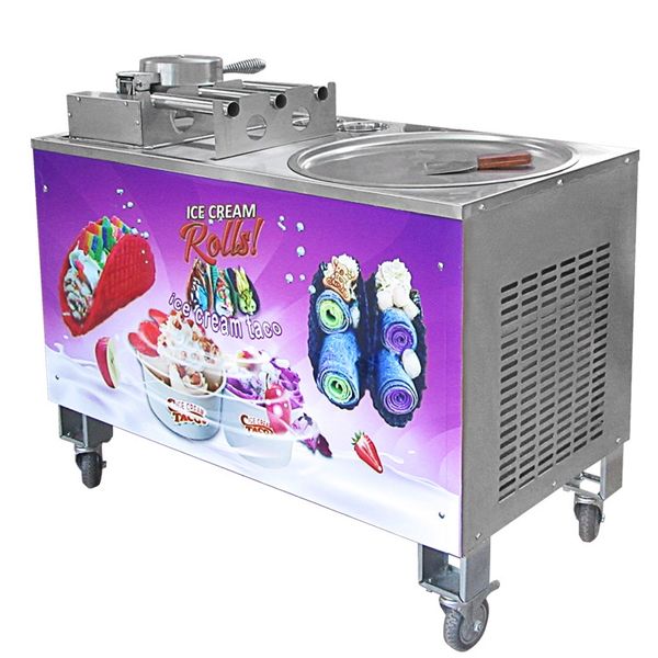 

kolice commercial taco rolling machine/taco maker/taco machine/fried ice cream machine/cucina pro tortilla maker/ice cream roll machine