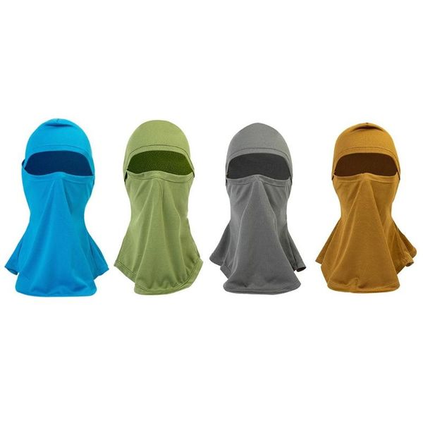 

outdoor sports sun wigs multi-function moisture wicking riding mask, Black