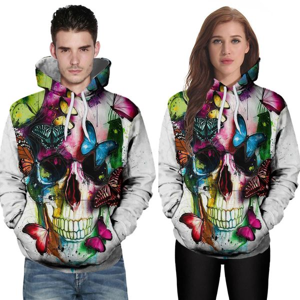 

hoodies men 2019 women hoodie men streetwear long sleeve 3d printed hoodie hooded moletom masculino, Black
