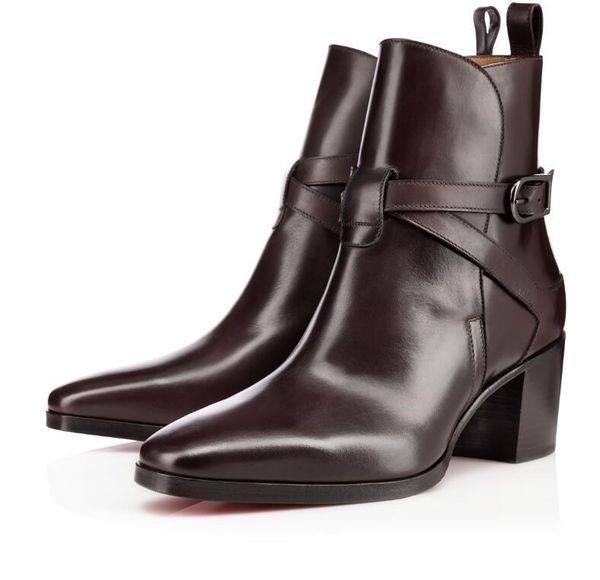 

зима осень леди толстые каблуки марка кружевные сапоги на каблуках женщины загрузочный педро черный натуральная кожа свадеб голеностопного з, Black