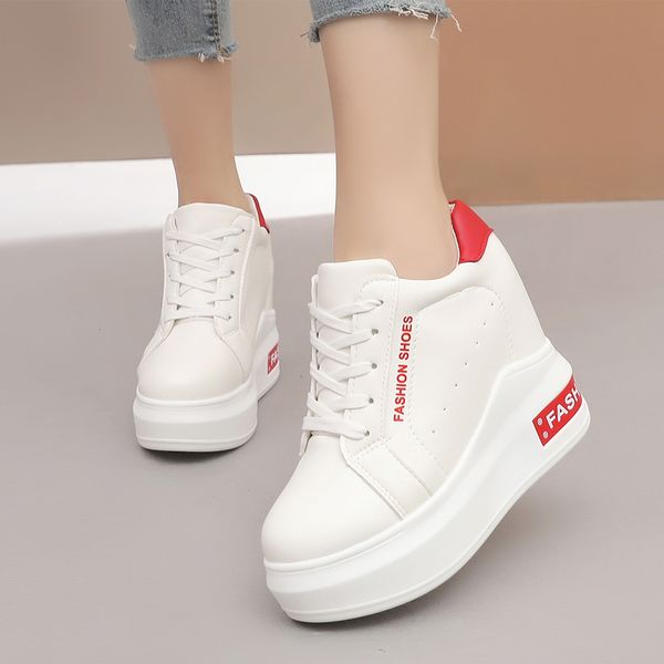 

shoes woman flats all-match casual female sneakers mixed colors round toe platform dress new small summer creepers cross, Black