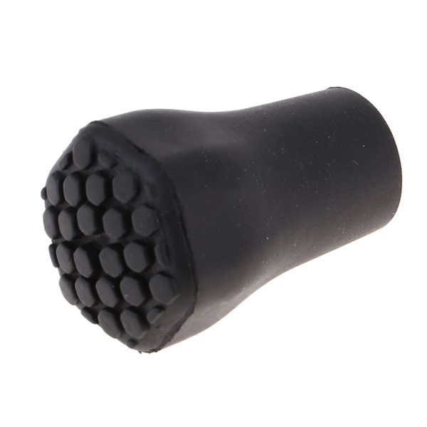 

rubber trekking poles tips - replacement pole tip protectors for hiking sticks, shock absorbing, anti- slip