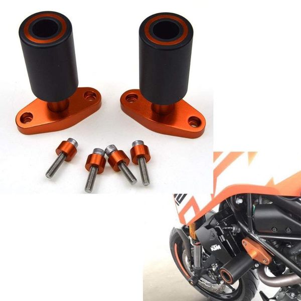 

falling protection for duke 125/200/390 2012 2013 14 15 motorcycle cnc aluminum frame slider guard anti crash protector pads