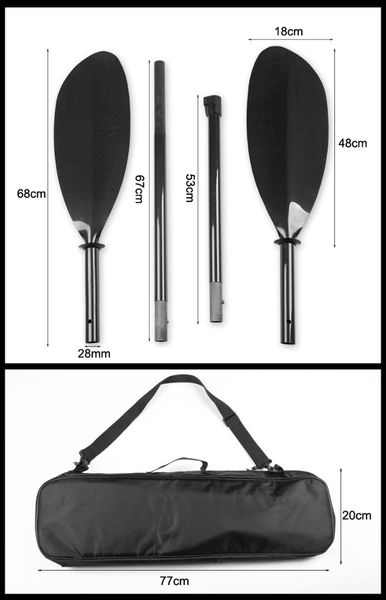 

4 piece safety lifesaving paddles, carbon kayak paddle, high gradebag---q01-4