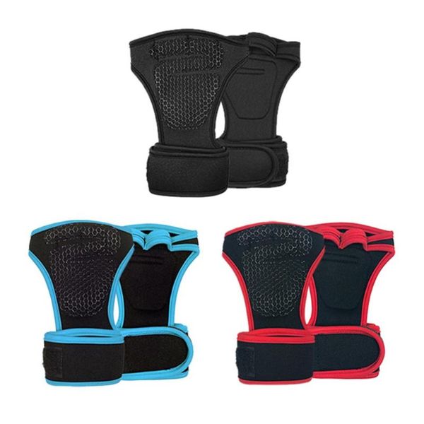 

weight lifting gloves fitness gym training palm protection wrist hand grips