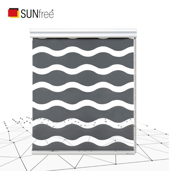 

unique wave type zebra blinds y adjust light customized size fashion roller blinds half shade or full shade