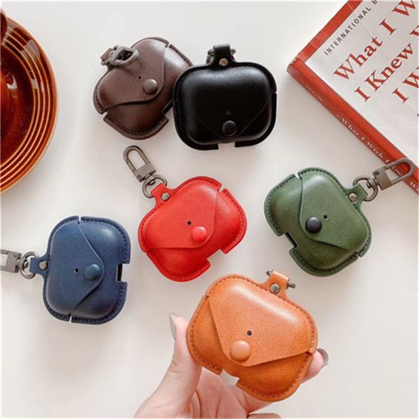 

a+++ pu leather cover for airpods pro case for airpods 1/2/3 cover for air pods 3 case cover