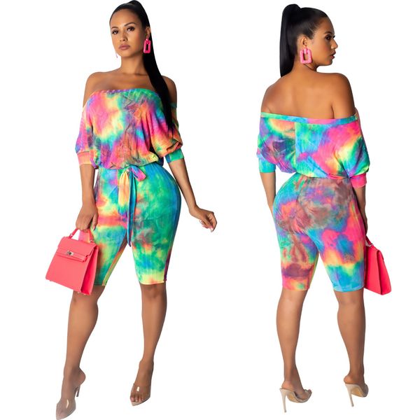 

summer women off shoulder jumpsuits fashion high waist rompers ladies bodysuits casual new knee length overalls, Black;white