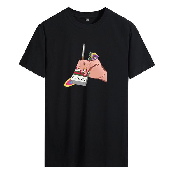 

summer mens womens tee shirt designer brand casual short sleeve striped print t-shirt fashion luxury splice cloth t002a418, White;black