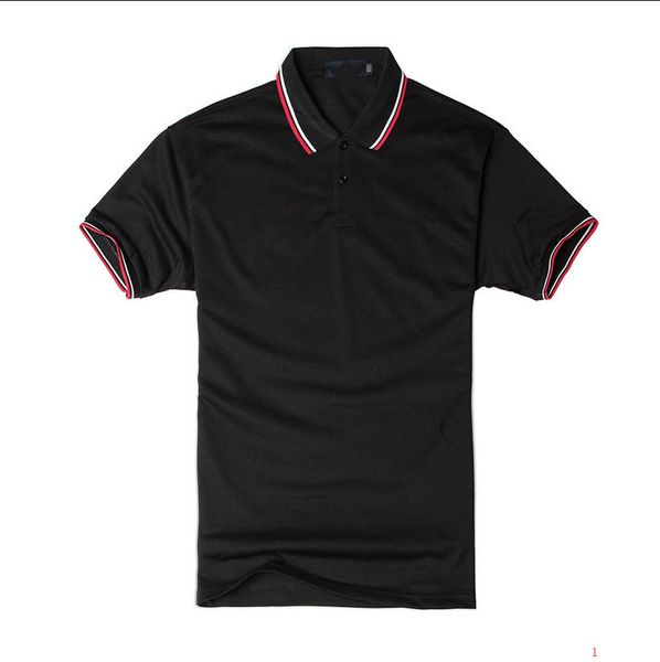 

Polo Shirt Luxury Men Polo Leisure Shirt Short Sleeve Polyester Solid Color New Summer Sport Size S-3XL Pure 20811919