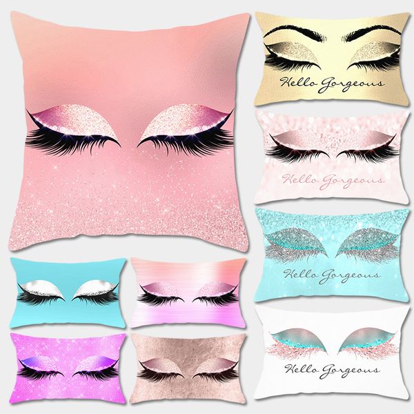 64styles Boutique Eye Pillow Case Ins Cartoon Big Eye Cushion