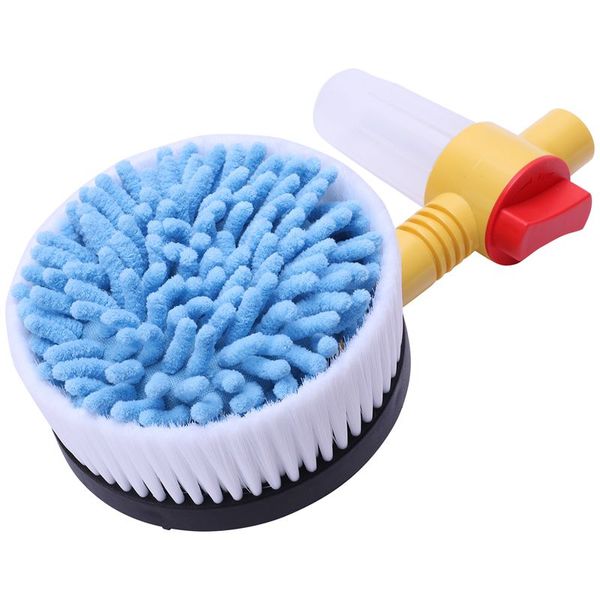 

car wash switch water flow foam brush portable car washer automatic washing brush professional rotating auto clean tools
