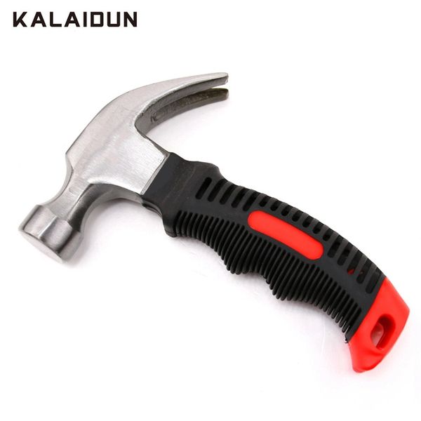 

kalaidun claw hammer multifunction mini portable safety tool stainless steel rubber handle for woodworking electronic hand tools