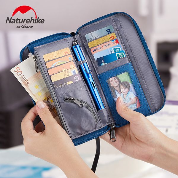 

naturehike rfid passport holder travel wallet rfid passport wallet waterproof case organizer with zipper