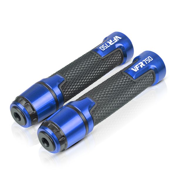 

motorcycle aluminum plastic handlebar 22mm handle bar grip hand cap end moto racing grips for vfr750 1998-2019 cafe racer