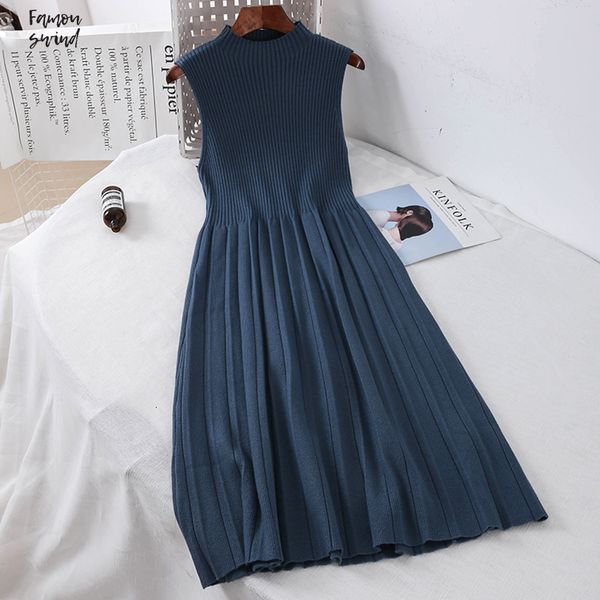 

женщина одежда нового платье женщин способ вязаного высокие шеи длинных рукавов вязание платье свитер drop доставка, Black;gray