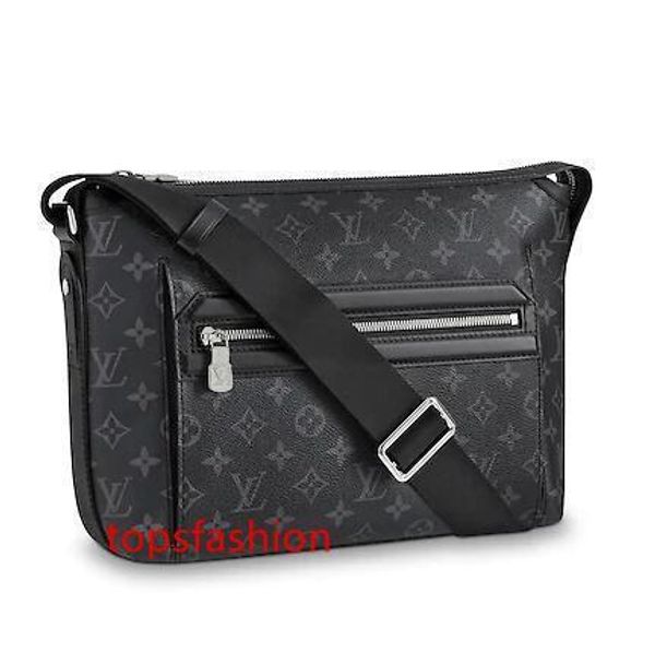 

m44223 odyssey messenger pm men real caviar lambskin le boy chain flap bag handbags shoulder messenger bags totes