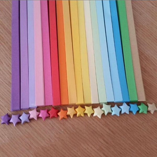 Compre 400 Unids Venta Al Por Mayor Colorido Lucky Star Tiras De Papel De Papel Origami Inicio Boda Decoración Artesanía Origami A 669 Del Tanguimei