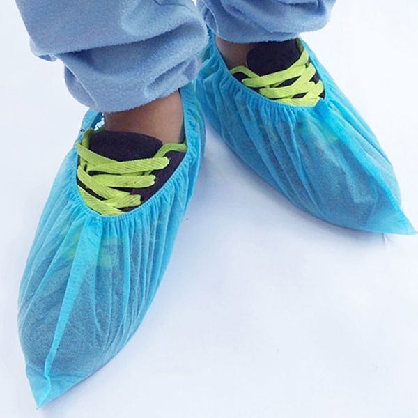 

100pcs waterproof rainy day shoes accessories disposable plastic thick outdoor rainy day carpet cleaning shoe cover overshoe