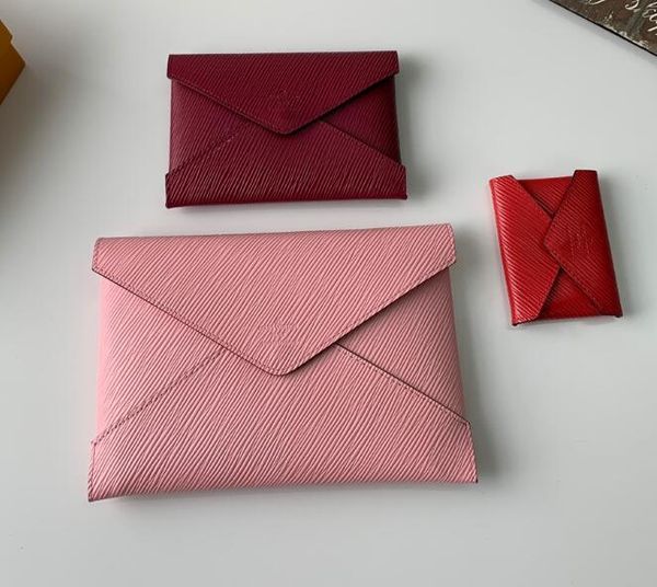 

bags woman set passport purse piece wallets card holders long for 3 come clutch lady fashion with box and dust bag mrsjk, Red;black