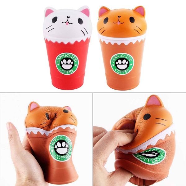

kawaii coffee cup cat head аѬомаиека игѬђки пѬакиека slow воода squeeze игѬђки anti-st