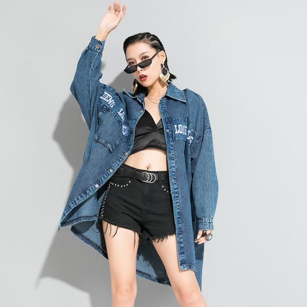 

ковбой одежда женский trench boyfriend ветер джинсовой сыпучие кардиган ветровка patchwor нерегулярное bf сыпучие пальто для женщин, Tan;black