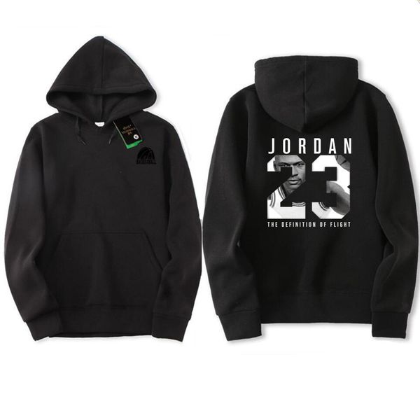 

2020 harajuku autumn and winter new fashion hip-hop mens wear print 23 pullover mens hoodie and casual sweatshirt, Black