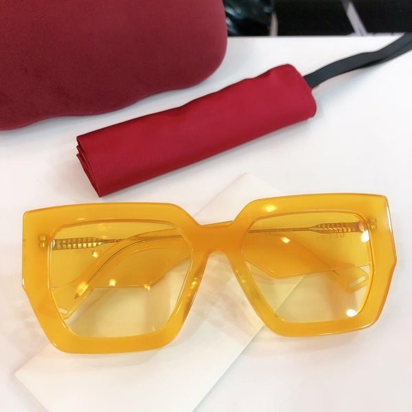 

popular 0630s sunglasses women designer square summer style rectangle full frame uv protection come with case 0630, White;black