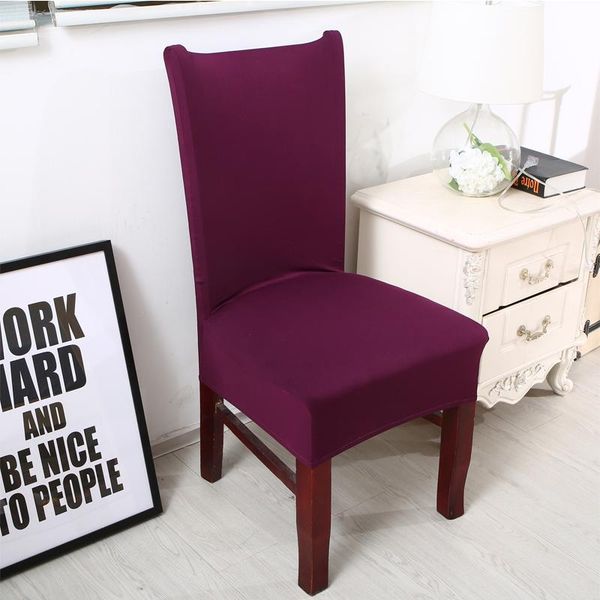 

solid color removable chair cover stretch elastic slipcovers restaurant for weddings banquet folding l chair covering