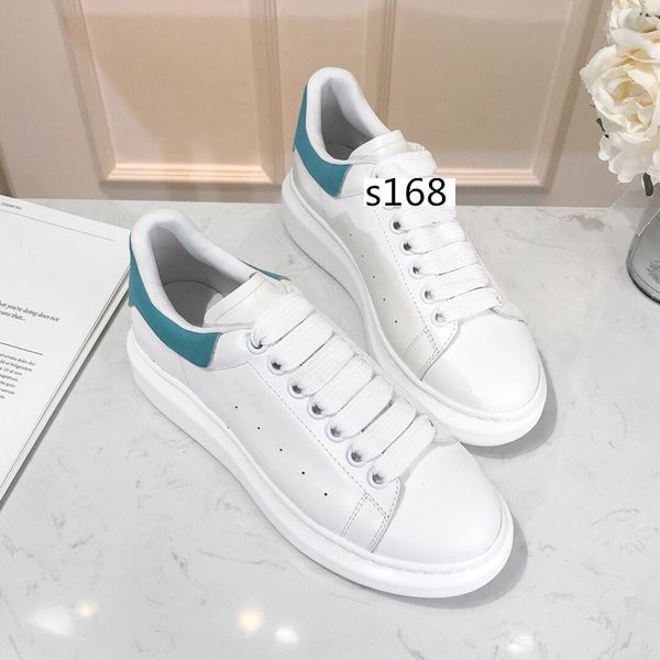 

with box mens womens chaussures shoe sneakers designers shoes leather solid colors dress shoe 8, Black