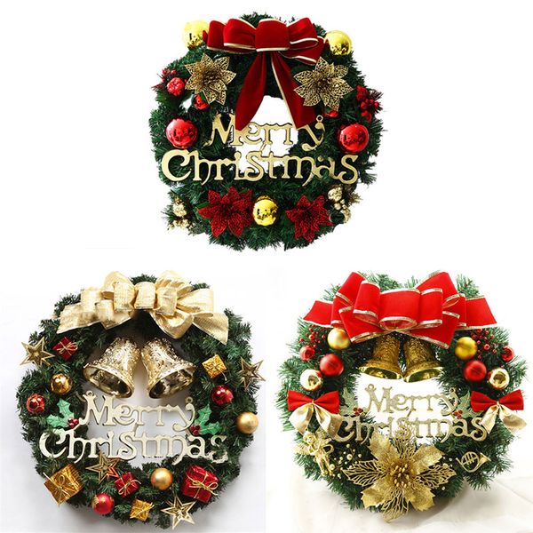 

colorful cute charistmas wreath l home new hanging ornament garland decoration window door pendant pvc diy craft