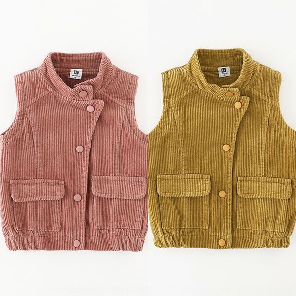 

lantern clothing coat clothing autumn 2020 corduroy vest coat small and medium-sized children's male and female children's vest ti, Camo