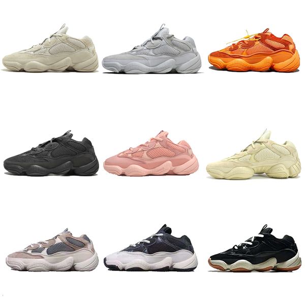 

with new quality wave runner 500 blush desert rat 500 super moon yellow running shoes kanye west mens women sneakers sports shoes