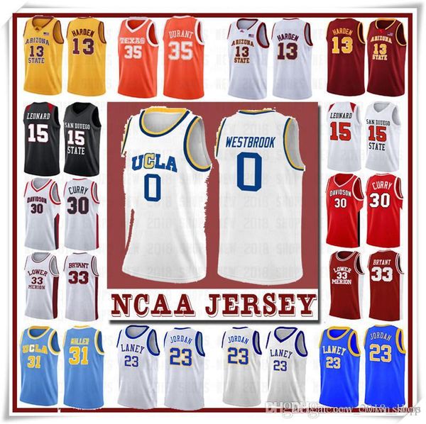 

ncca jersey kawhi leonard james iverson rodman men 23 durant 13 harden curry stephen college basketball jerseys russell westbrook men8, Black;red
