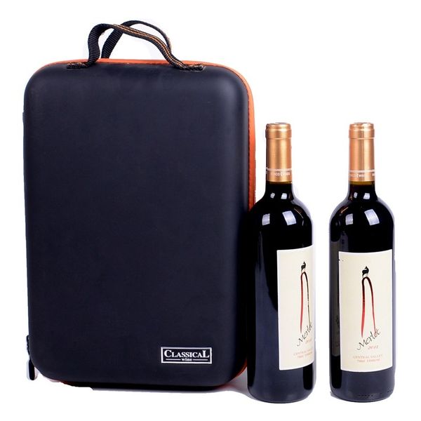 

2019 new arrival wine bottle er bag chilling cooler ice bag beer cooling eva holder carrier portable shockproof wine bags