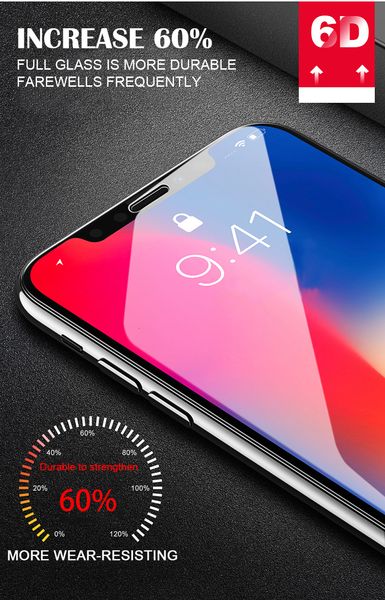 

горячая продажа закаленного стекла протектор 9d экран для iphone 11 11 pro xs max х 8 плюс 7 6 6s е 5 5s полный клей протектор экрана