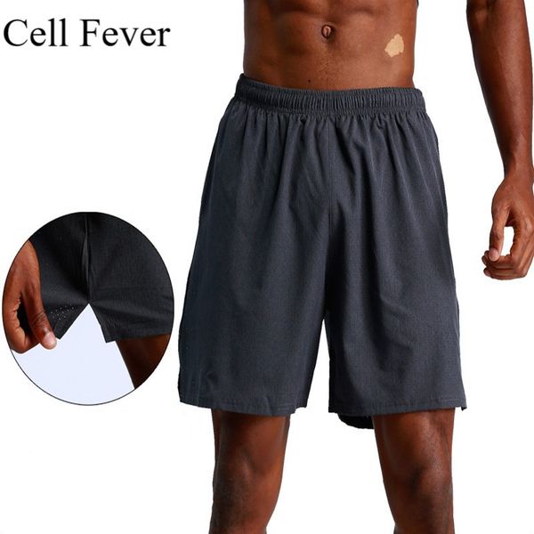 

sports shorts men summer workout running quick dry shorts breathable training exercise joggers gym short pants with pockets, Black;blue