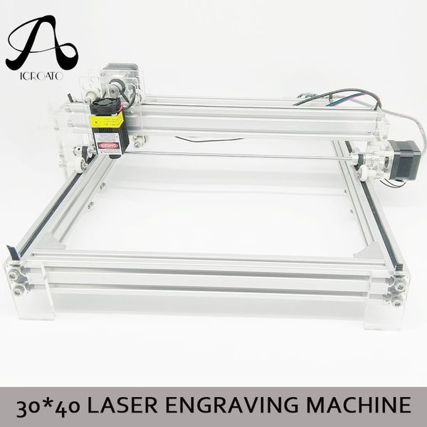 

500mw/2500mw /5500mw deskdiy violet laser picture cnc print, working area 40cmx30cm engraving machine