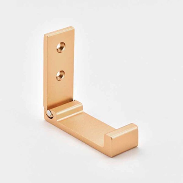 

folding hooks hangers brackets aluminum alloy wall coat clothes holder w/ screws