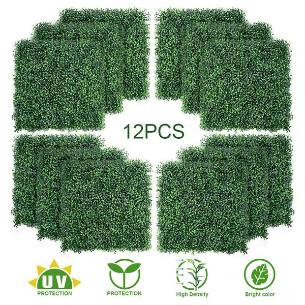 

whdz 60*40*4cm artificial grass simulated lawn turf simulation plants uv protected outdoor indoor use home garden fence backyard
