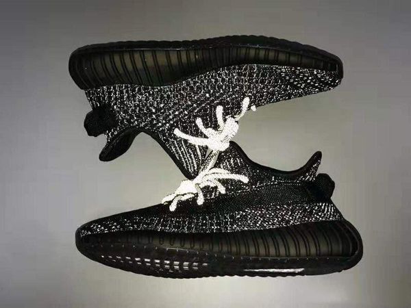 

Men women 2019 350 v2 tatic reflective black hoe kanye we t v2 tatic reflective black neaker with box