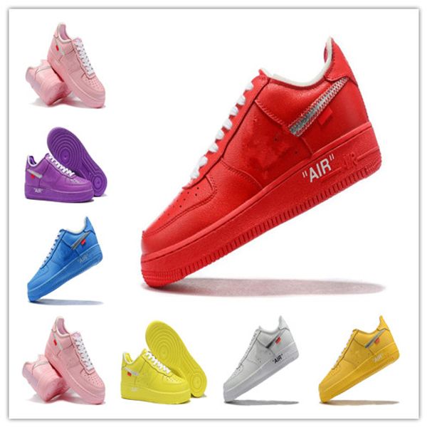 

2020 man wome air f&#111rce 1 off &nbspwhite x running shoes af1 force1 outdoor hiking shoes sport walking run sneakers 36-45