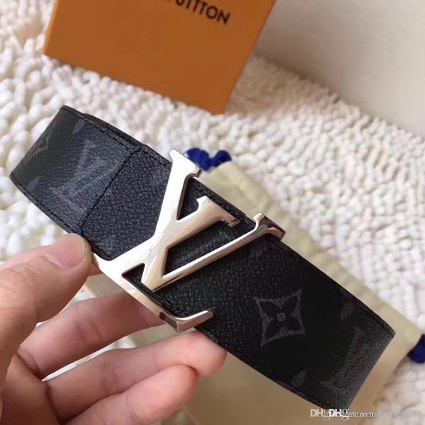 

men's and women's classic luxury fashion casual belt, gold buckle silver buckle men's casual jeans belt, Black;brown