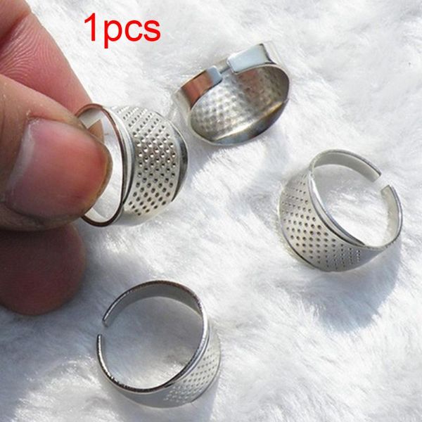 1 pcs Silver Ring Thimble Finger Protector Household Sewing Tools Quilting Craft Accessories