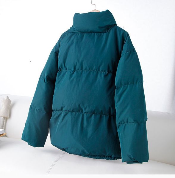 

winter coat women winter jackets winter autumn single breasted jacket women coat female stand jacket women parkas warm casual clothing, Black