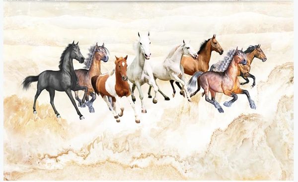 

horse wallpapers marble landscape background wall 3d murals wallpaper for living room