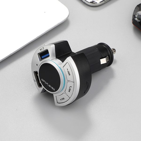 

car bluetooth transmitter car mp3 player fast charge dual usb tf card bluetooth handskit for