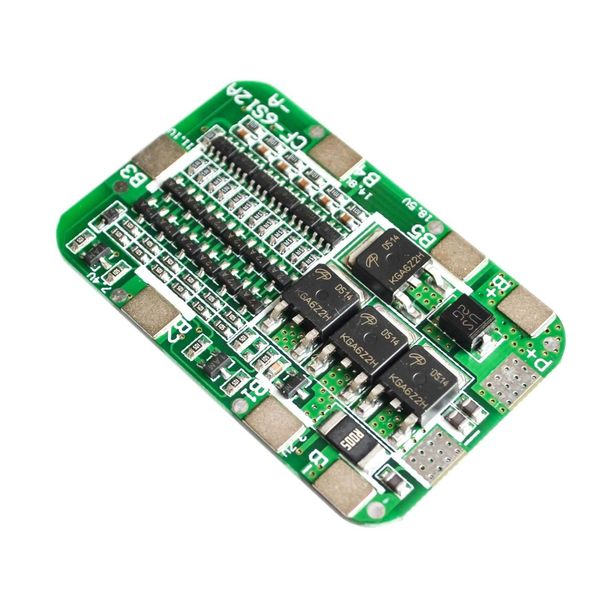 Бесплатная Доставка 10 ШТ. / ЛОТ 6S 15A 24 В PCB BMS Защитная Плата Для 6 Упак. 18650 Литий-Ионный Литиевый Аккумуляторный Модуль