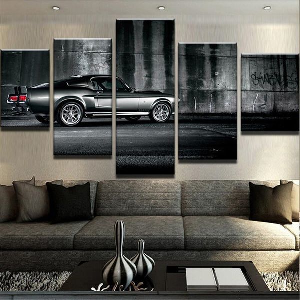 Grosshandel Ford Mustang Shelby Gt500 5 Stuck Hd Leinwand Druck Neue Dekoration Kunst Malerei Ungerahmt Von Xianghuichun 15 38 Auf De Dhgate Com