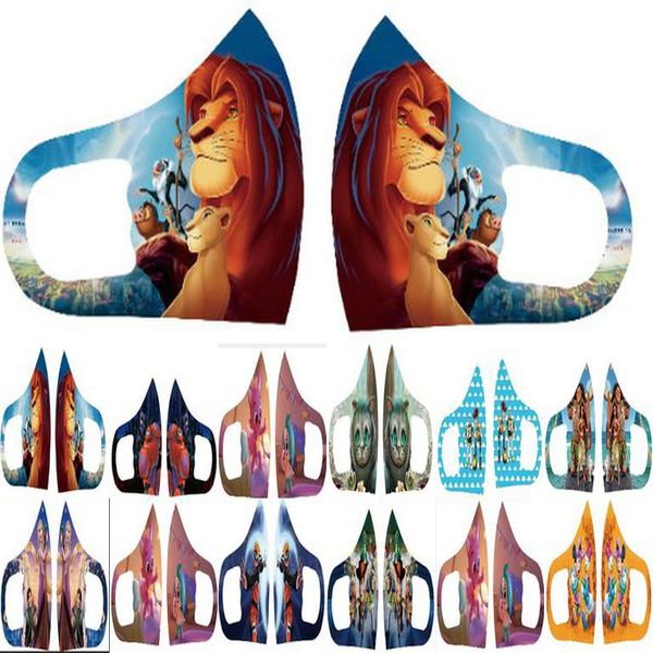 

the lion king sale cartoon masks tapabocas stretch mask fashion mouth face mask 5years great craftsmanship, Silver